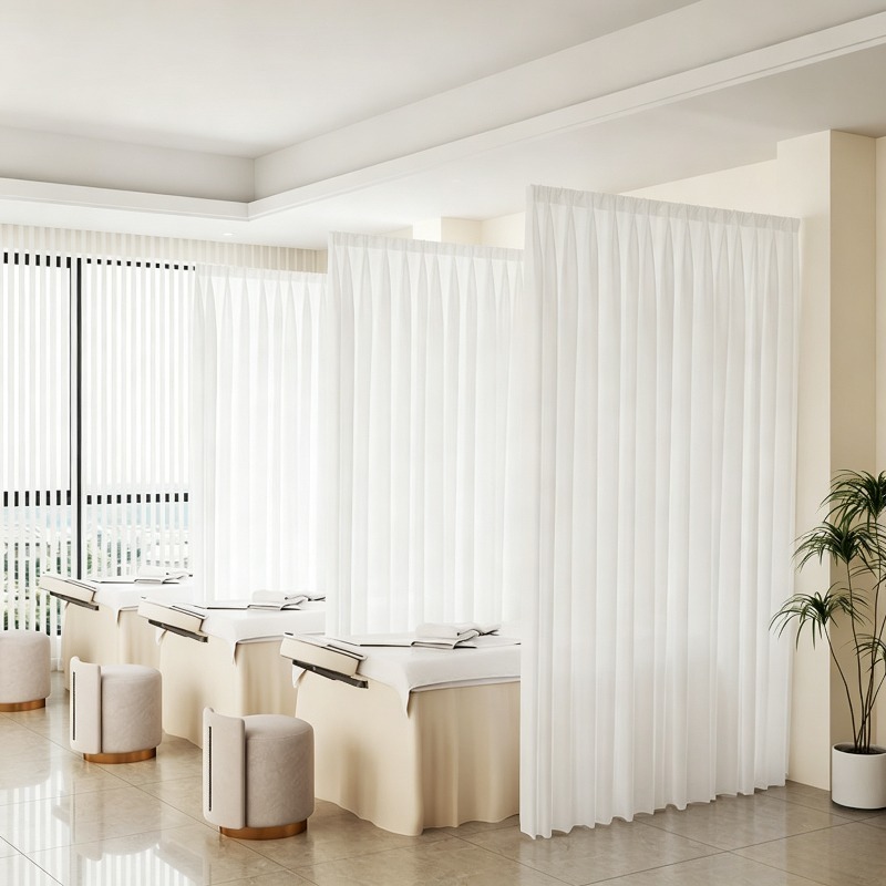 U字型L字型曲線プライバシーベッド用仕切りカーテン（美容サロ - Medical Wellness & Spa Werona のレビューと価格