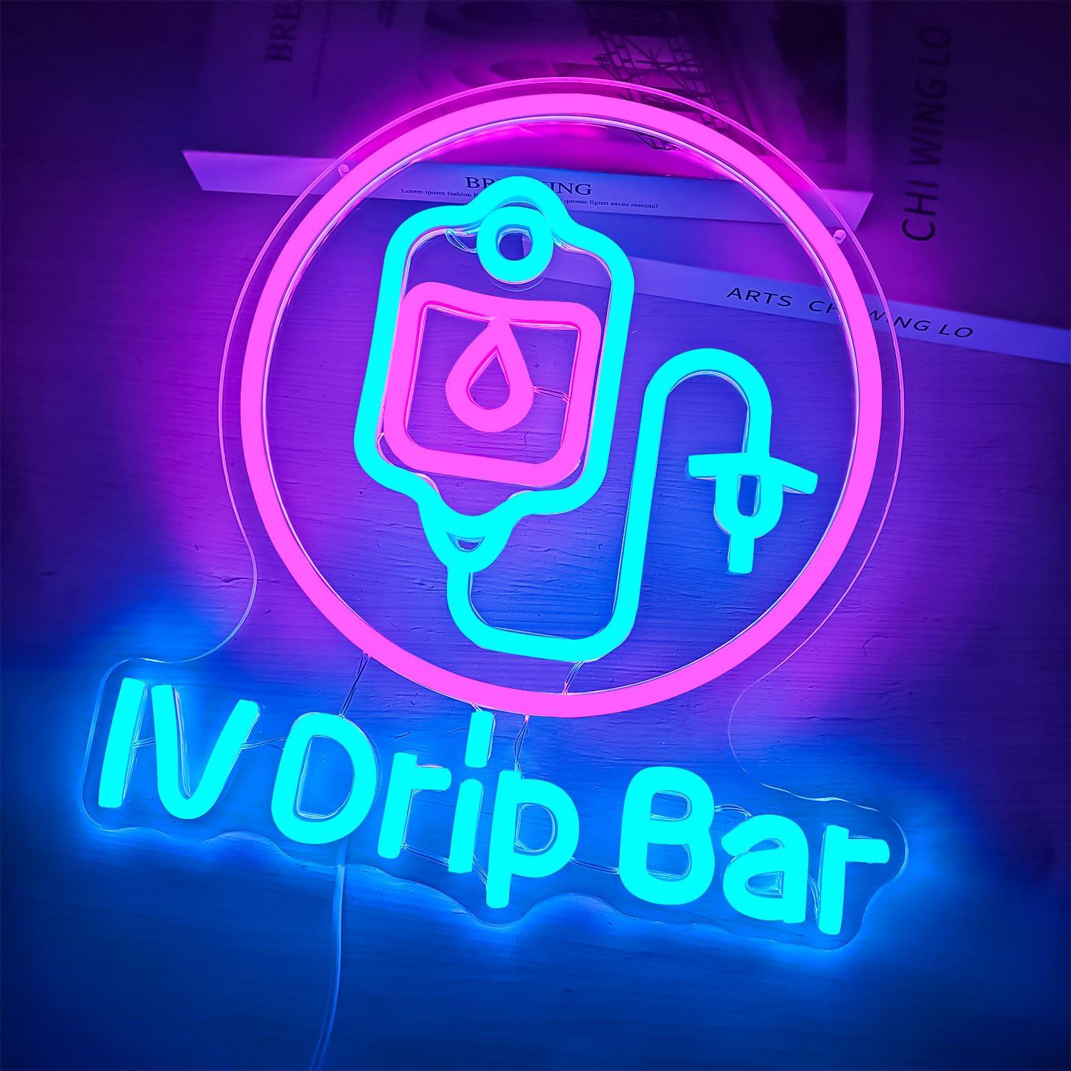 IV点滴バー ネオンサイン USB調光式LEDライト 壁飾り - Medical Wellness & Spa Werona のレビューと価格