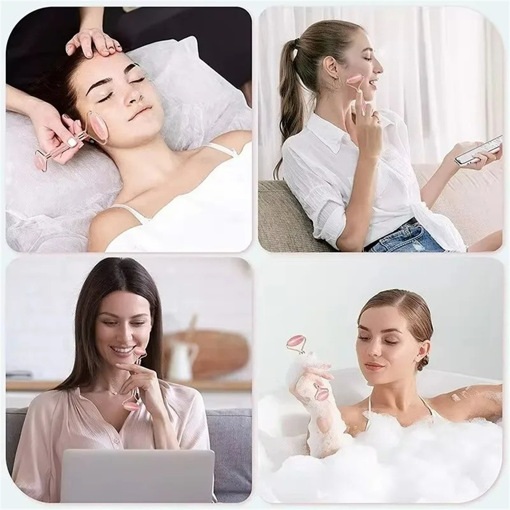 グアシャ＆フェイシャルローラーセット、むくみ解消フェイス・ア - Spa Wellness Locations のレビューと価格