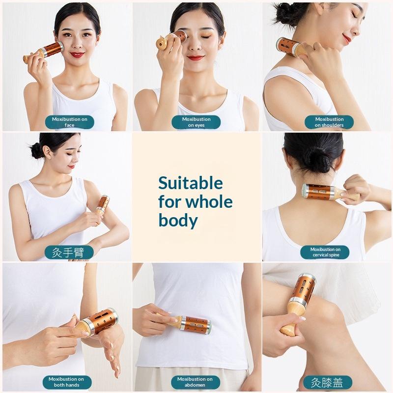 1セットの翡翠灸棒、360度回転式の突起ポイントマッサージと - Spa Wellness Locations のレビューと価格